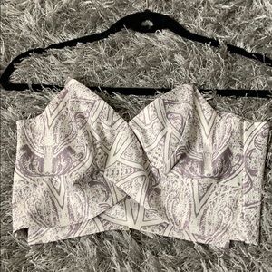 Fancy crop top